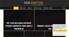 Desktop Screenshot of dosehightech.com