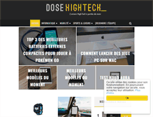 Tablet Screenshot of dosehightech.com